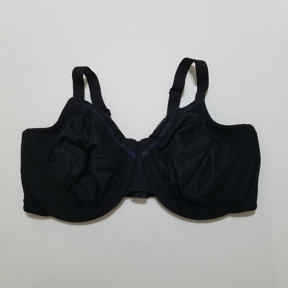 Wacoal Unlined Underwire Bra Black Size 38DDD - Picture 1 of 8